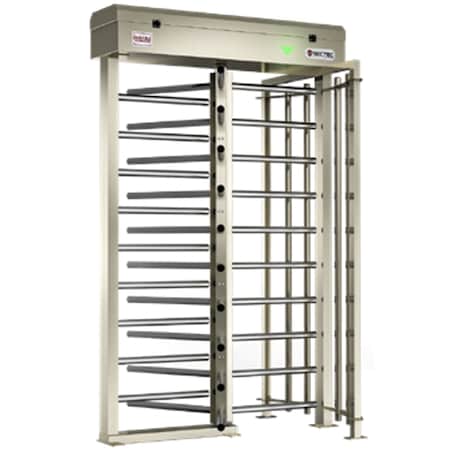 Turniq Full Height Turnstile, Single, 3-Wings, PC SCT3400-B